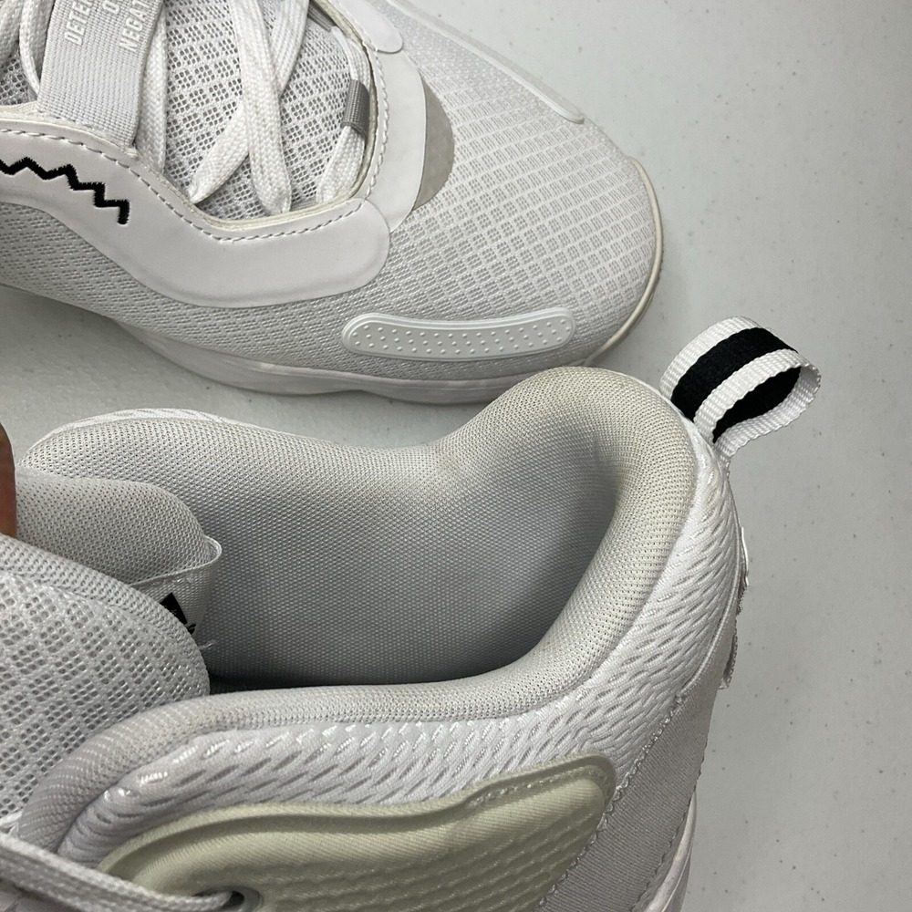 Adidas D.O.N Issue 3‎ Basketball Shoes Sneakers H67720 White Black Men Sz 18 - Picture 8 of 10